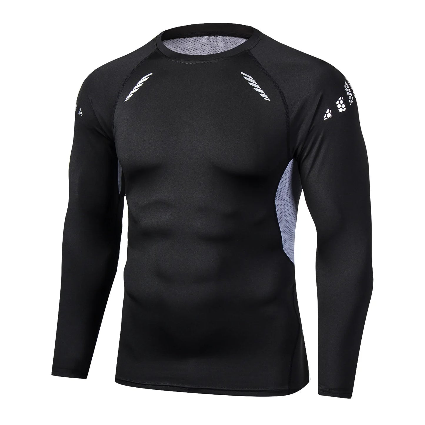 T-shirt Men Running Sport T Shirt Men Compression Fitness Tops Tee Quick DryTight Training Gym Sport Running Shirts Jersey