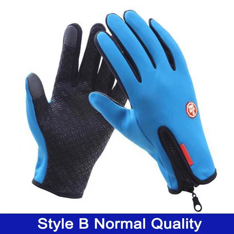 Touchscreen Winter Thermal Warm Cycling Bicycle Gloves Bike Ski Outdoor Camping Hiking Motorcycle Gloves Sports Full Finger