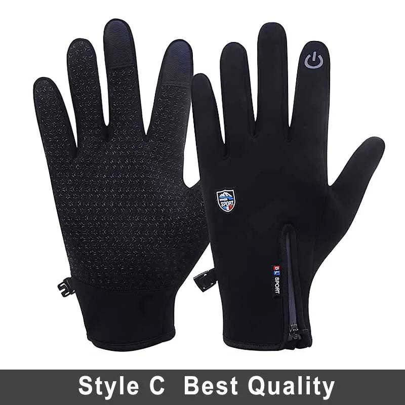 Touchscreen Winter Thermal Warm Cycling Bicycle Gloves Bike Ski Outdoor Camping Hiking Motorcycle Gloves Sports Full Finger