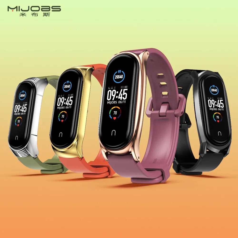 Strap For Mi Band 10 9 8 7 6 5 4 3 Silicone Wristband Replacement For Xiao mi Mi Band 8 Bracelet MiBand 7 6 5 4 3 Wrist Strap