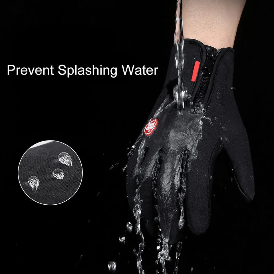Touchscreen Winter Thermal Warm Cycling Bicycle Gloves Bike Ski Outdoor Camping Hiking Motorcycle Gloves Sports Full Finger