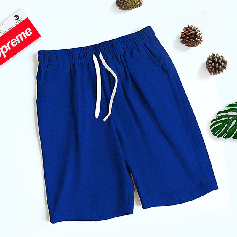 shorts, breathable shorts, quick-drying sweatpants, cool casual high-stretch spot micro-stretch loose mesh pants cross-border