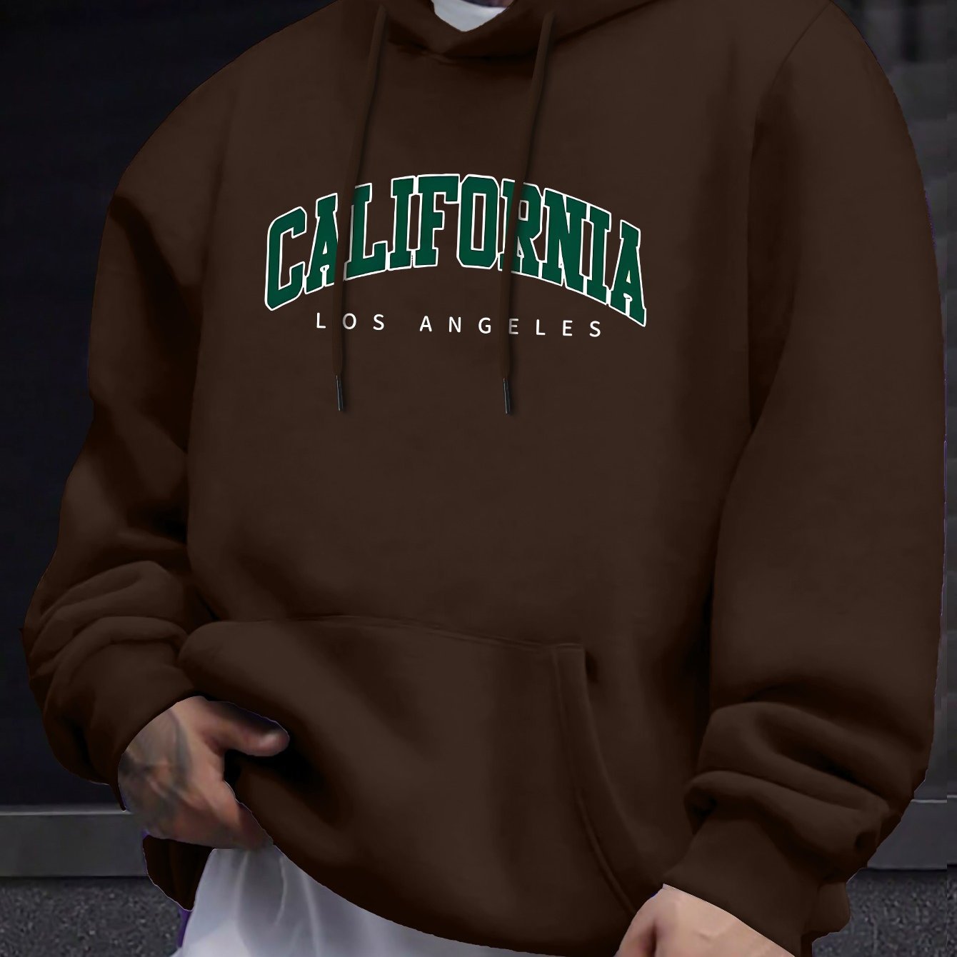 CALIFORNIA LOS ANGELES Alphabets Design printed men's fashio