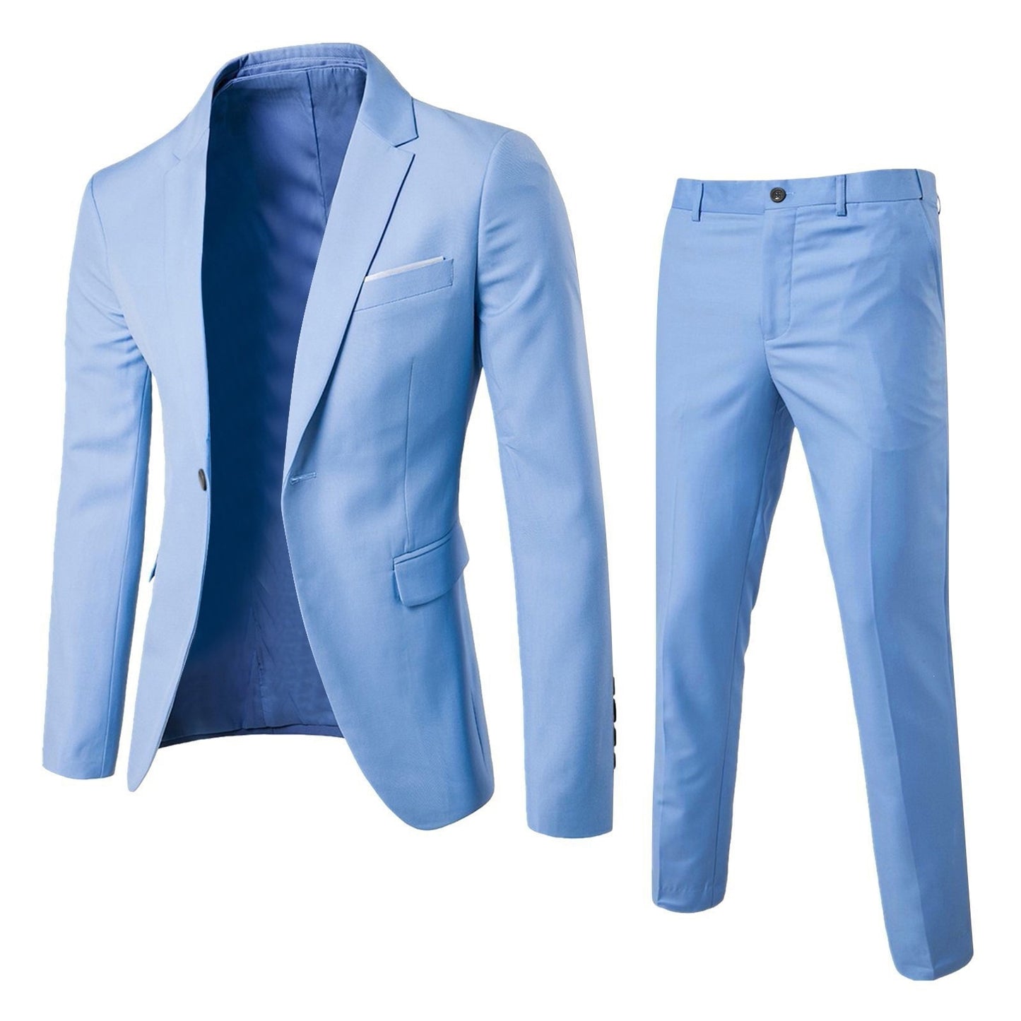 Cross-border foreign trade men's suit suit European and American casual suit trousers two-piece set wedding dinner suit jacket men