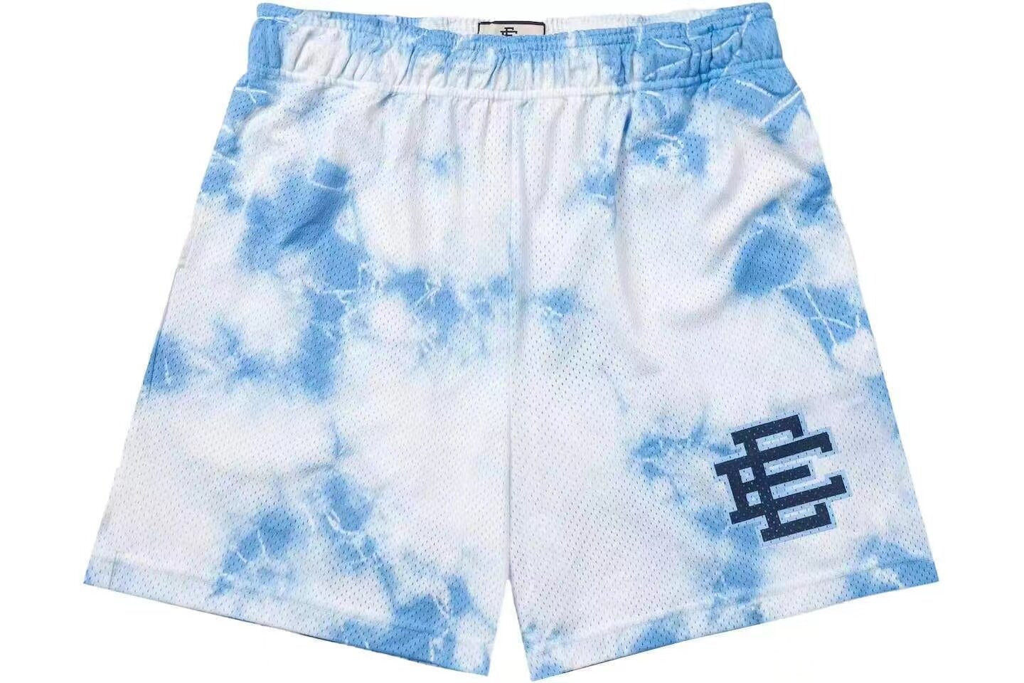 New EE American casual fitness shorts muscular men sports quarter pants mesh breathable style European and American stars with the same style