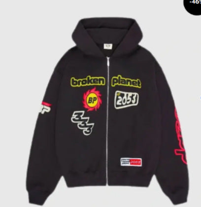 All designs are hot press printing - 360g combed cotton double-layer hood pocket sweatshirt - 2