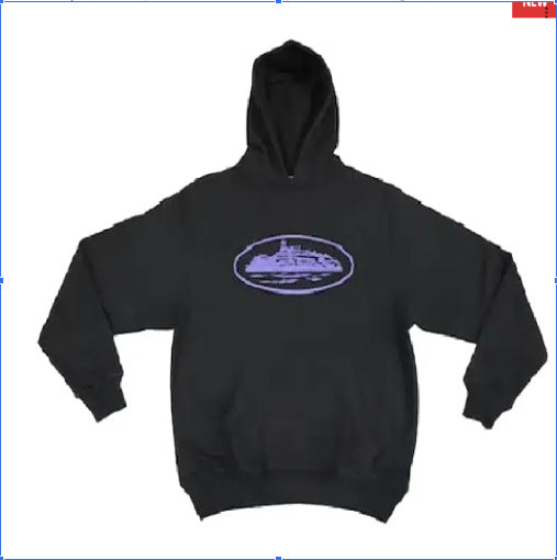 All designs are hot press printing - 360g combed cotton double-layer hood pocket sweatshirt - 2