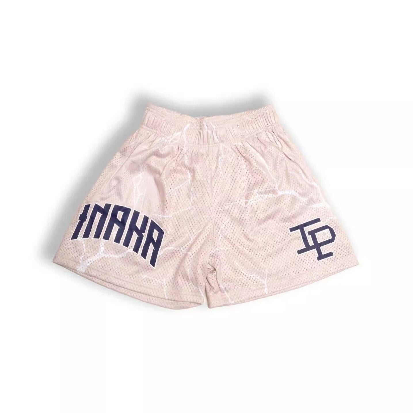 EE print shorts logo sweatpants mesh drawstring American shorts