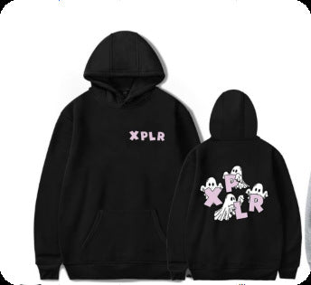 All designs are hot press printing - 360g combed cotton double-layer hood pocket sweatshirt - 2