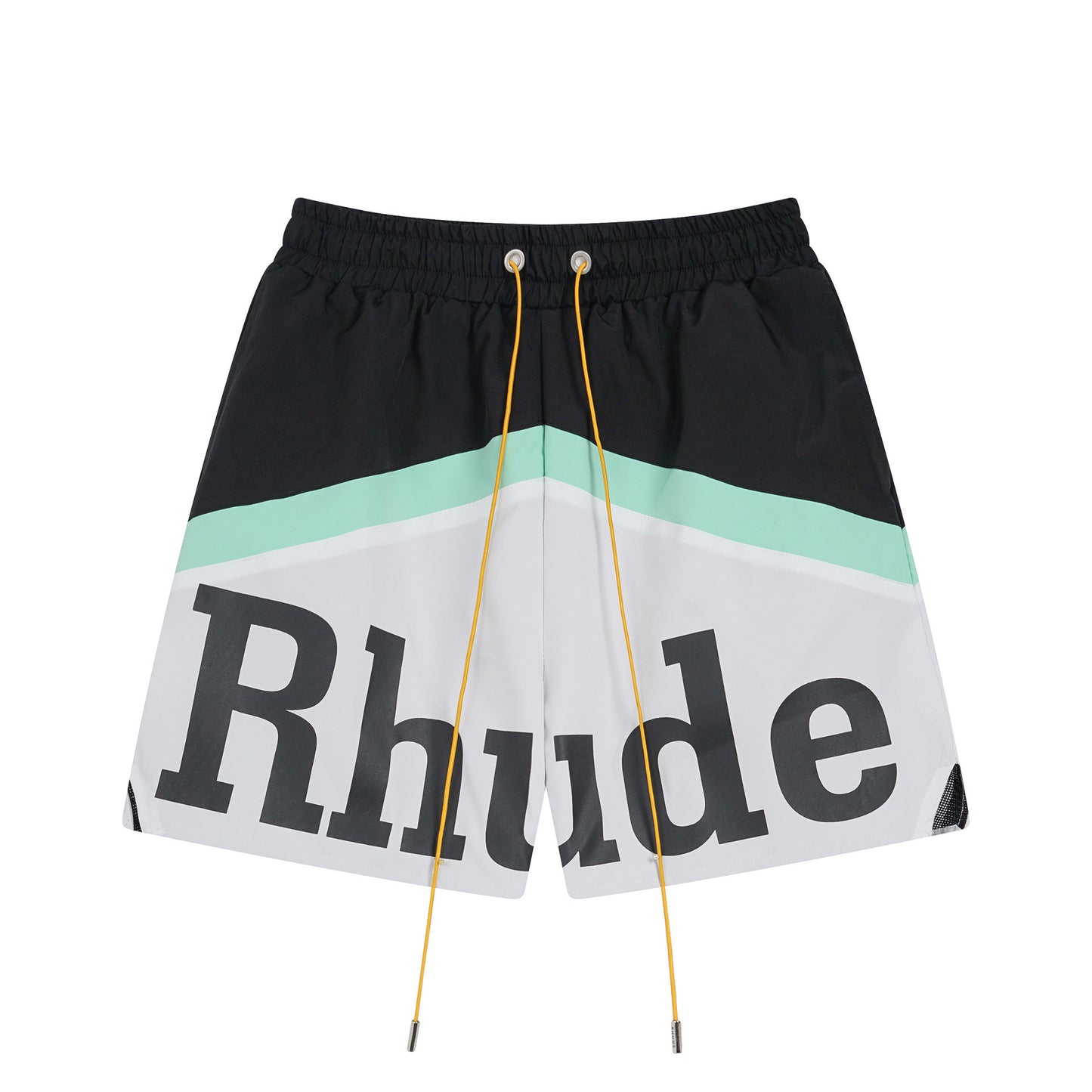 Cross-border foreign trade trendy brand RHUDE letter 3M reflective casual sports shorts for men and women American high street beach pants
