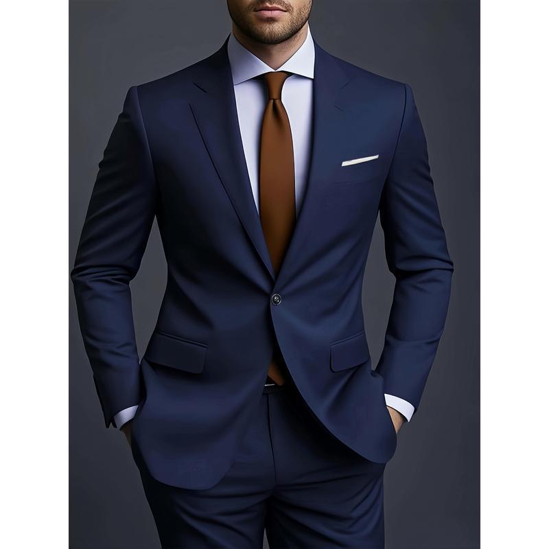 Cross-border spot men's suit suit suit European and American casual suit trousers two-piece wedding dinner blazer