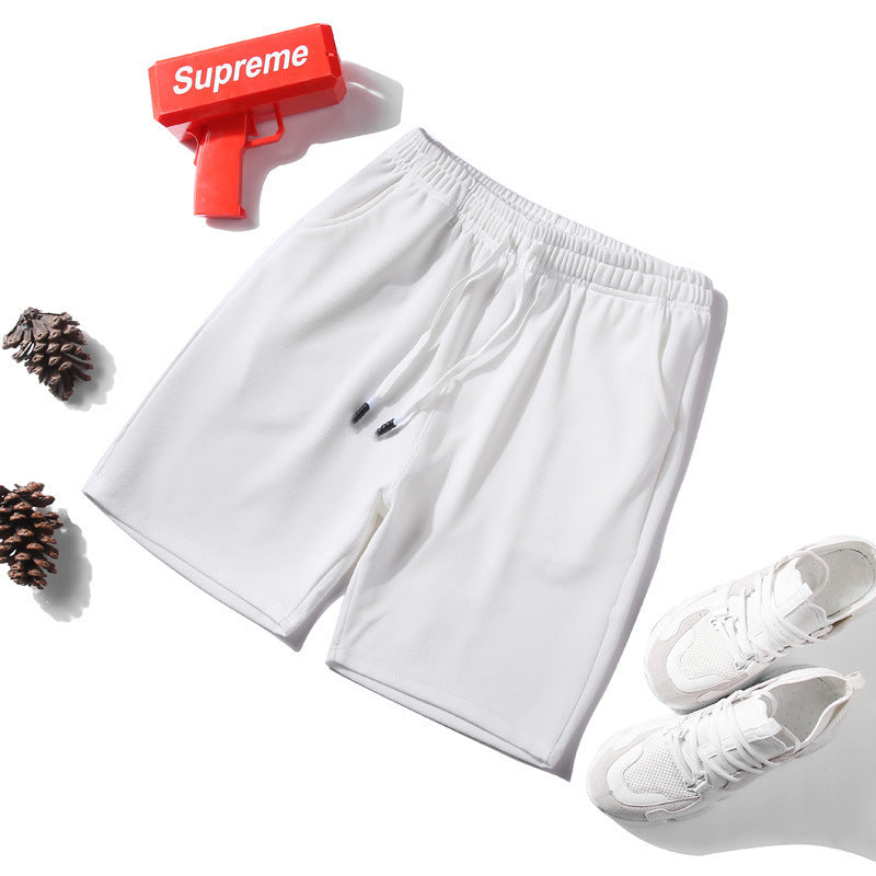 shorts, breathable shorts, quick-drying sweatpants, cool casual high-stretch spot micro-stretch loose mesh pants cross-border