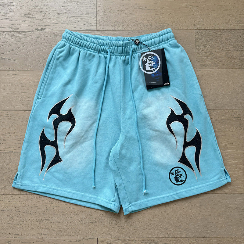 Saint Vintage is the right version of washed distressed shorts, cropped pants, high street baggy trousers