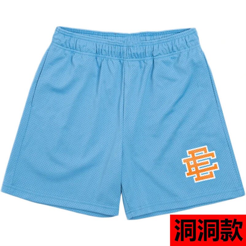 EE print shorts logo sweatpants mesh drawstring American shorts
