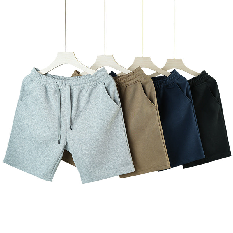 Huamian shorts men's 250g summer blockbuster street fashion brand men's casual five-point pants men's sports
