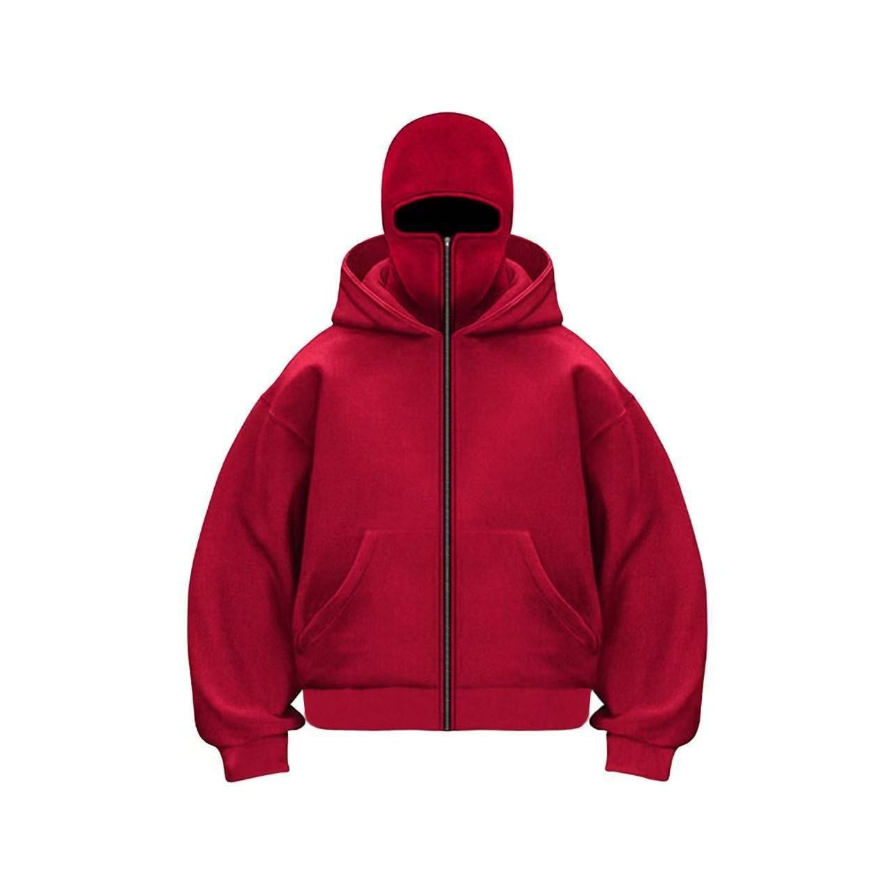 Ins European Plus Size Zipper Hoodie Men's Jacket, Double Hood, Spring Couple's Top, American Vintage Hoodie