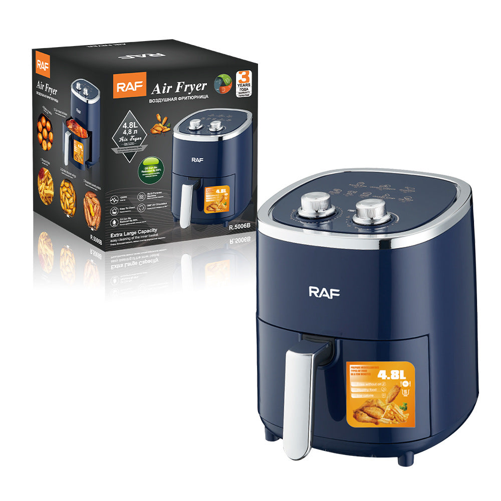 New oil-free automatic electric fryer household large-capacity low-fat air fryer intelligent French fries machine
