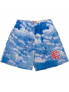 Cross-border hot sale euro size amazon TK sports mesh cloth shorts 3D digital print trendy beach pants wholesale