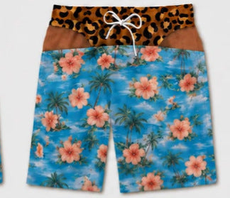 Renowears Loose beach shorts, vacation casual shorts,