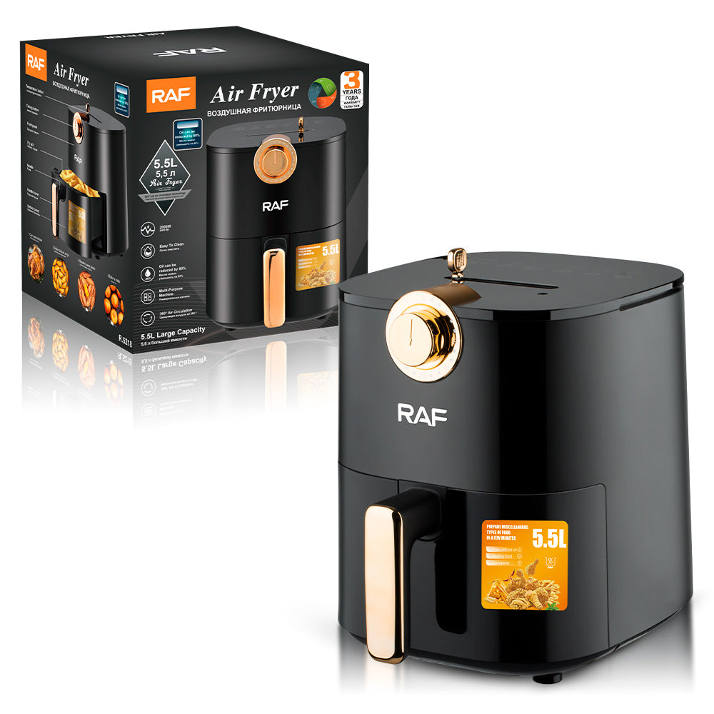 RAF European standard home fume-free air fryer multi-function smart oven French fries electric fryer R.5218