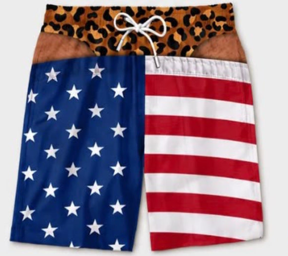 Renowears Loose beach shorts, vacation casual shorts,
