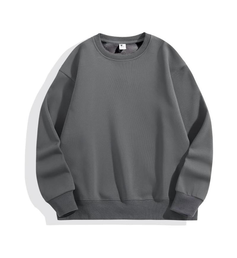 Australian cotton velvet thickened hooded sweatshirt men's dropped shoulders pullover tight fleece hoodie women's fashion brand