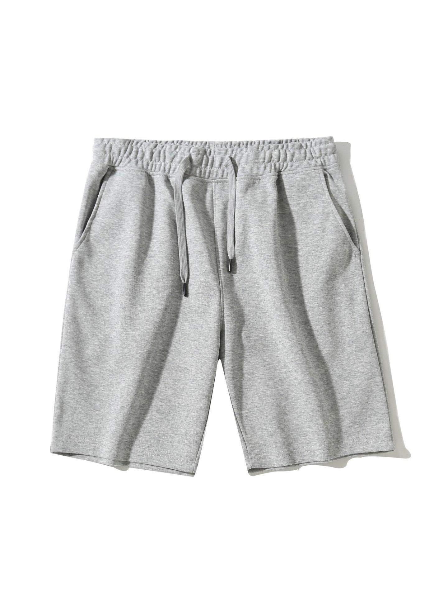 2025 Summer New Men's Loose Five-Point Pants, Drawstring Casual Shorts, Breathable Solid Color Sporty Trendy Style