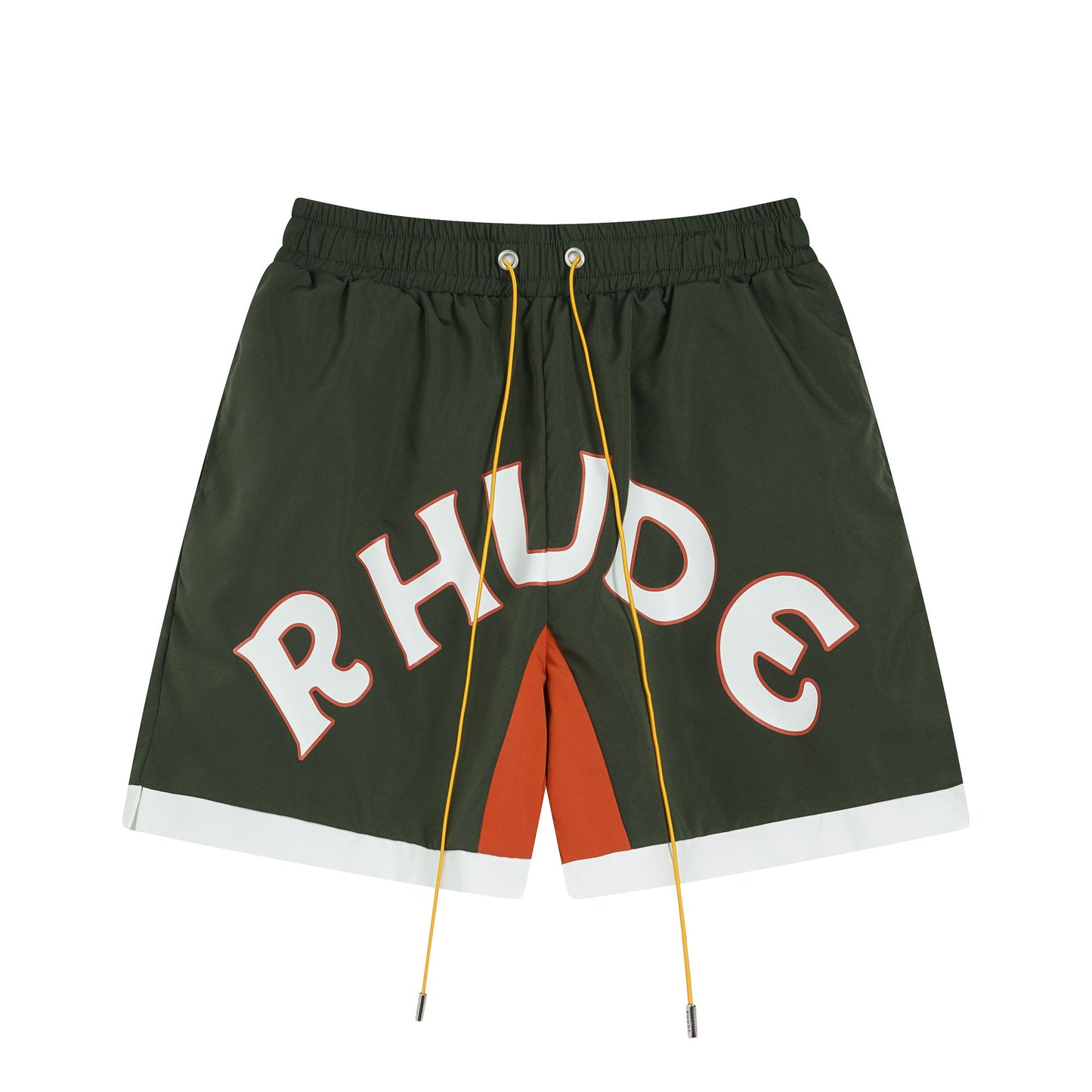Cross-border foreign trade trendy brand RHUDE letter 3M reflective casual sports shorts for men and women American high street beach pants