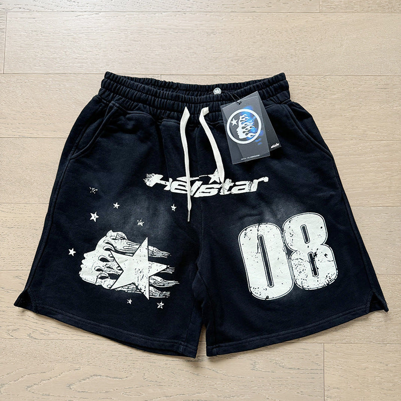 Saint Vintage is the right version of washed distressed shorts, cropped pants, high street baggy trousers