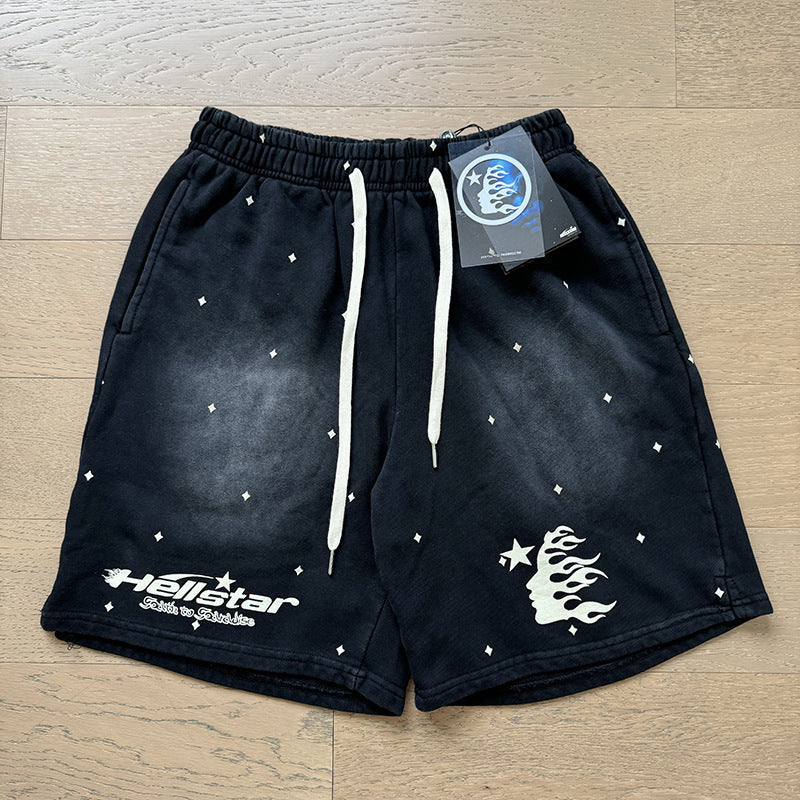 Saint Vintage is the right version of washed distressed shorts, cropped pants, high street baggy trousers