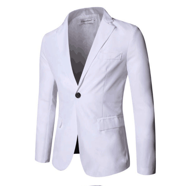 Cross-border foreign trade men's suit suit European and American casual suit trousers two-piece set wedding dinner suit jacket men