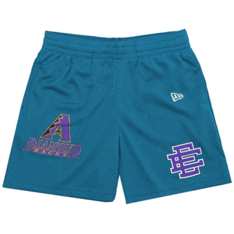 EE print shorts logo sweatpants mesh drawstring American shorts