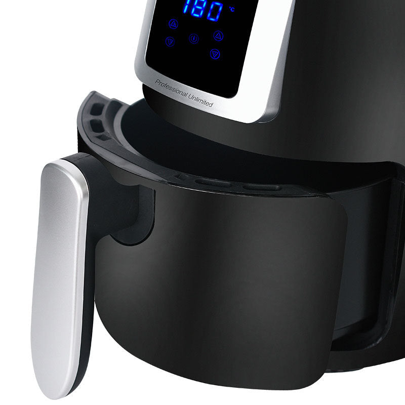 Cross-border 2L automatic multi-functional smart touch black oil less oil household electric fryer air fryer wholesale