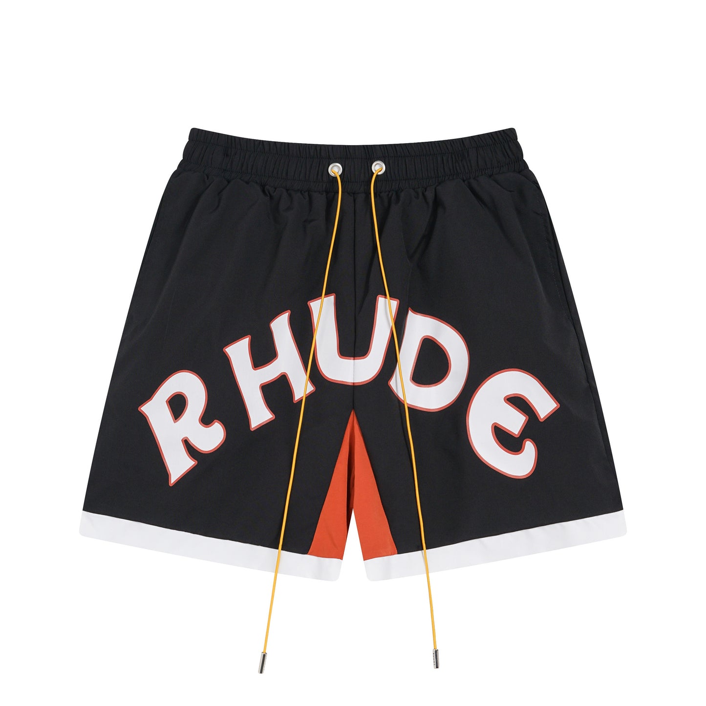 Cross-border foreign trade trendy brand RHUDE letter 3M reflective casual sports shorts for men and women American high street beach pants