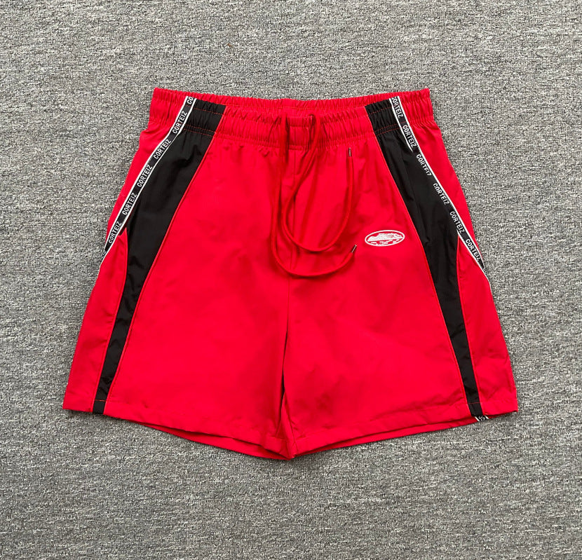 Cross-border foreign trade trendy brand RHUDE letter 3M reflective casual sports shorts for men and women American high street beach pants