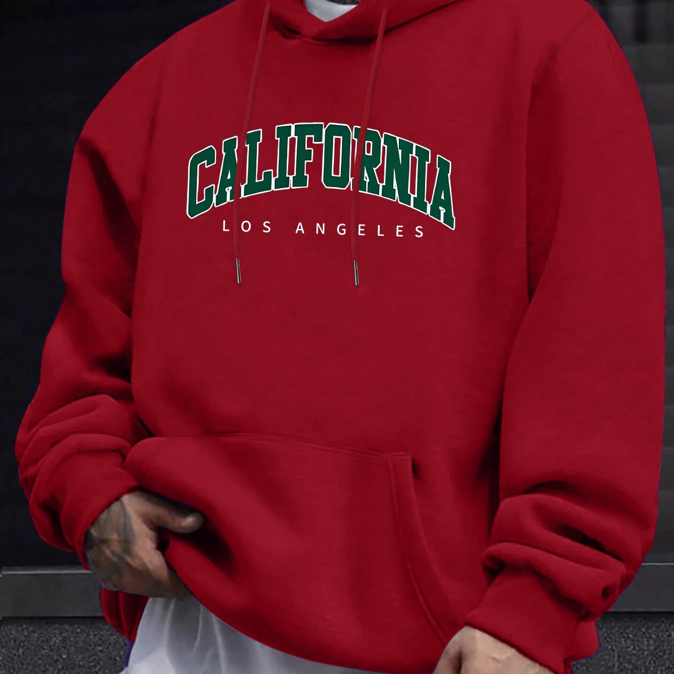 CALIFORNIA LOS ANGELES Alphabets Design printed men's fashio