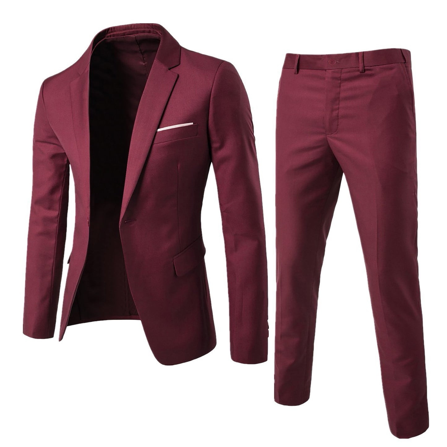 Cross-border foreign trade men's suit suit European and American casual suit trousers two-piece set wedding dinner suit jacket men