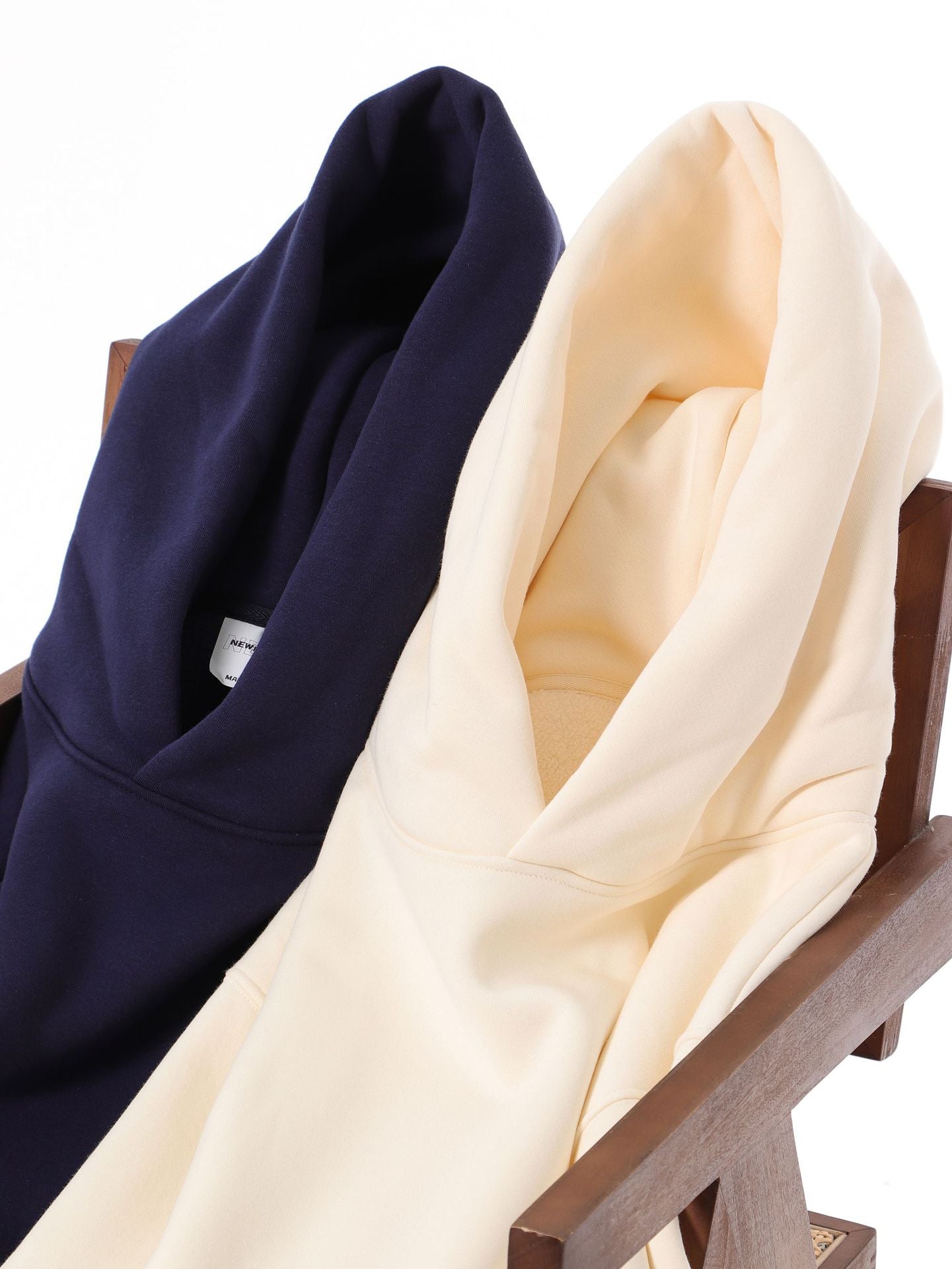 Australian cotton velvet thickened hooded sweatshirt men's dropped shoulders pullover tight fleece hoodie women's fashion brand