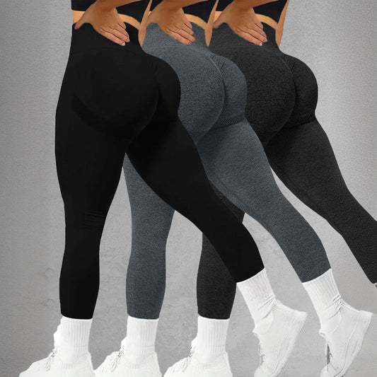 Peach buttocks gym pants women's high-waisted belly and buttocks lifting yoga pants can be worn outside for sports running training