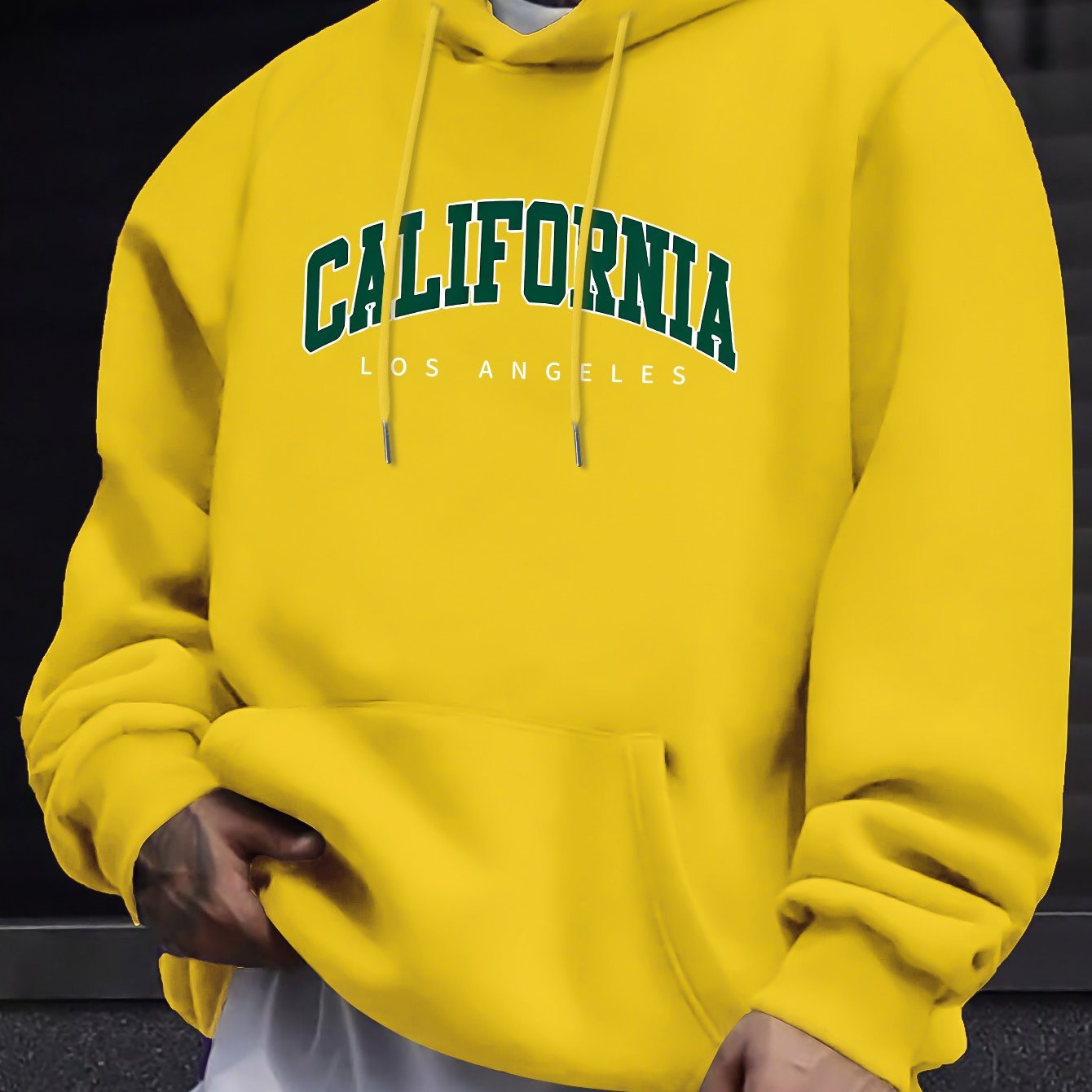 CALIFORNIA LOS ANGELES Alphabets Design printed men's fashio