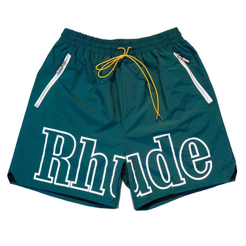 Cross-border foreign trade trendy brand RHUDE letter 3M reflective casual sports shorts for men and women American high street beach pants