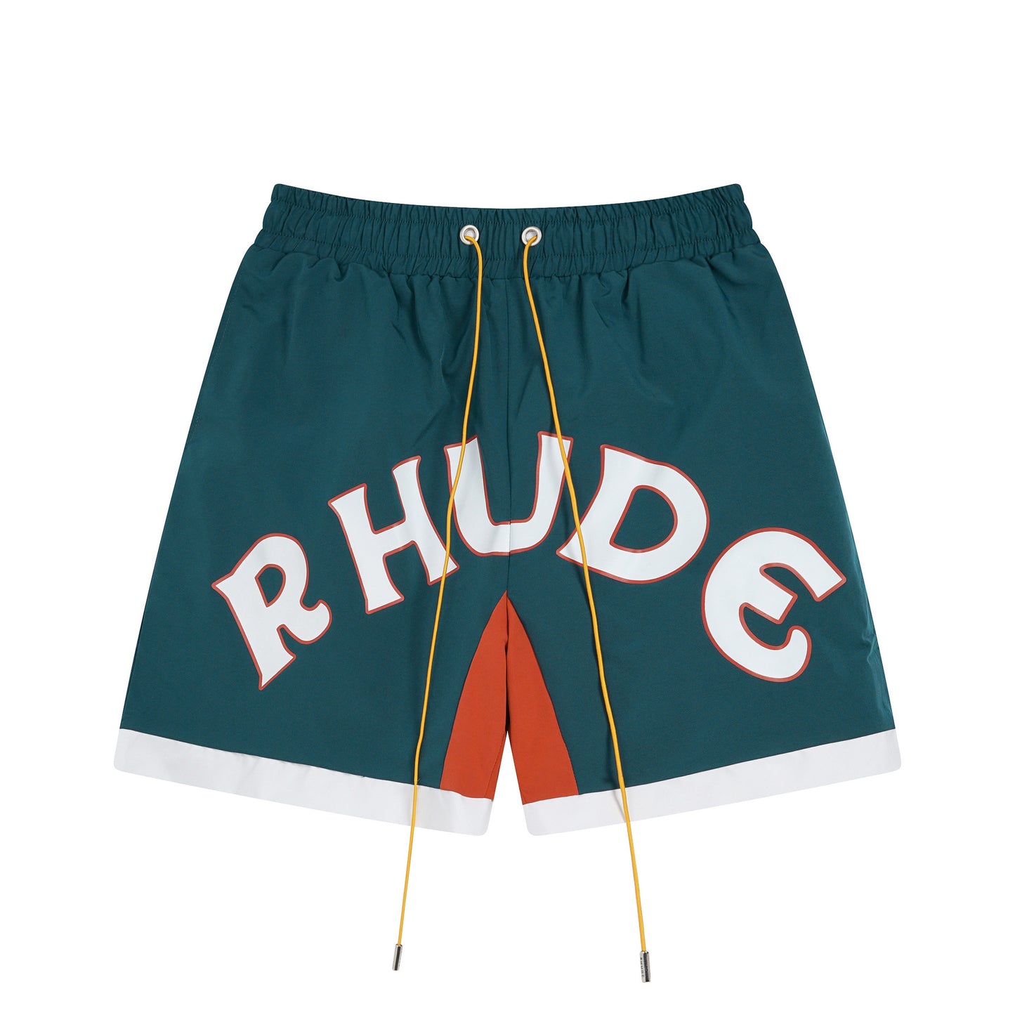 Cross-border foreign trade trendy brand RHUDE letter 3M reflective casual sports shorts for men and women American high street beach pants