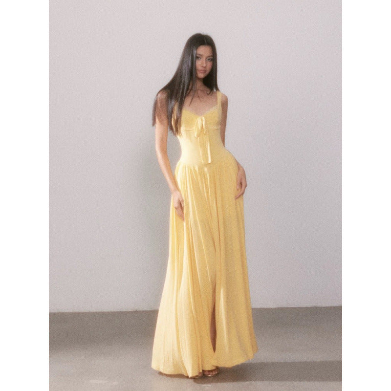 Morning Mist Inspired Muse Coat French Lace Knit Suspender Slit Dress