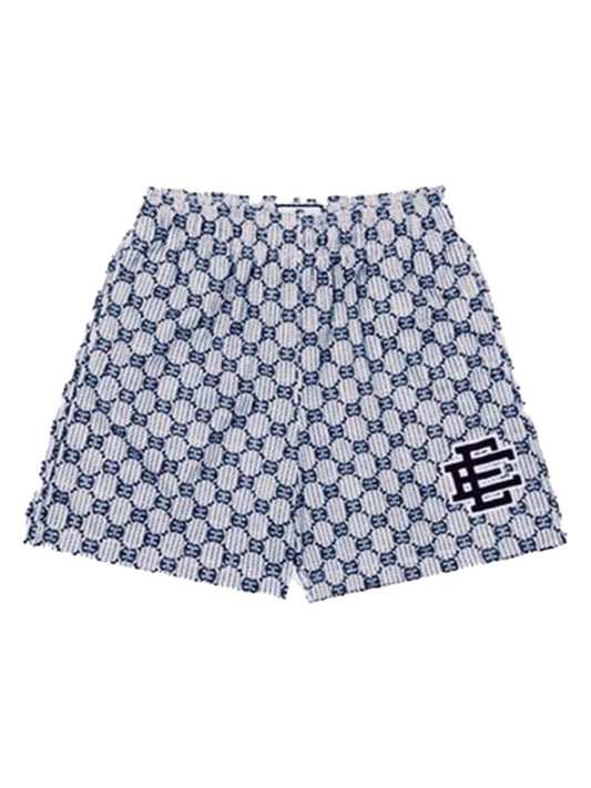 New American Shorts, Casual Shorts, Fitness Men's Muscle Sports, Cropped Pants, Tide Beach Pants, Mesh Breathable Shorts
