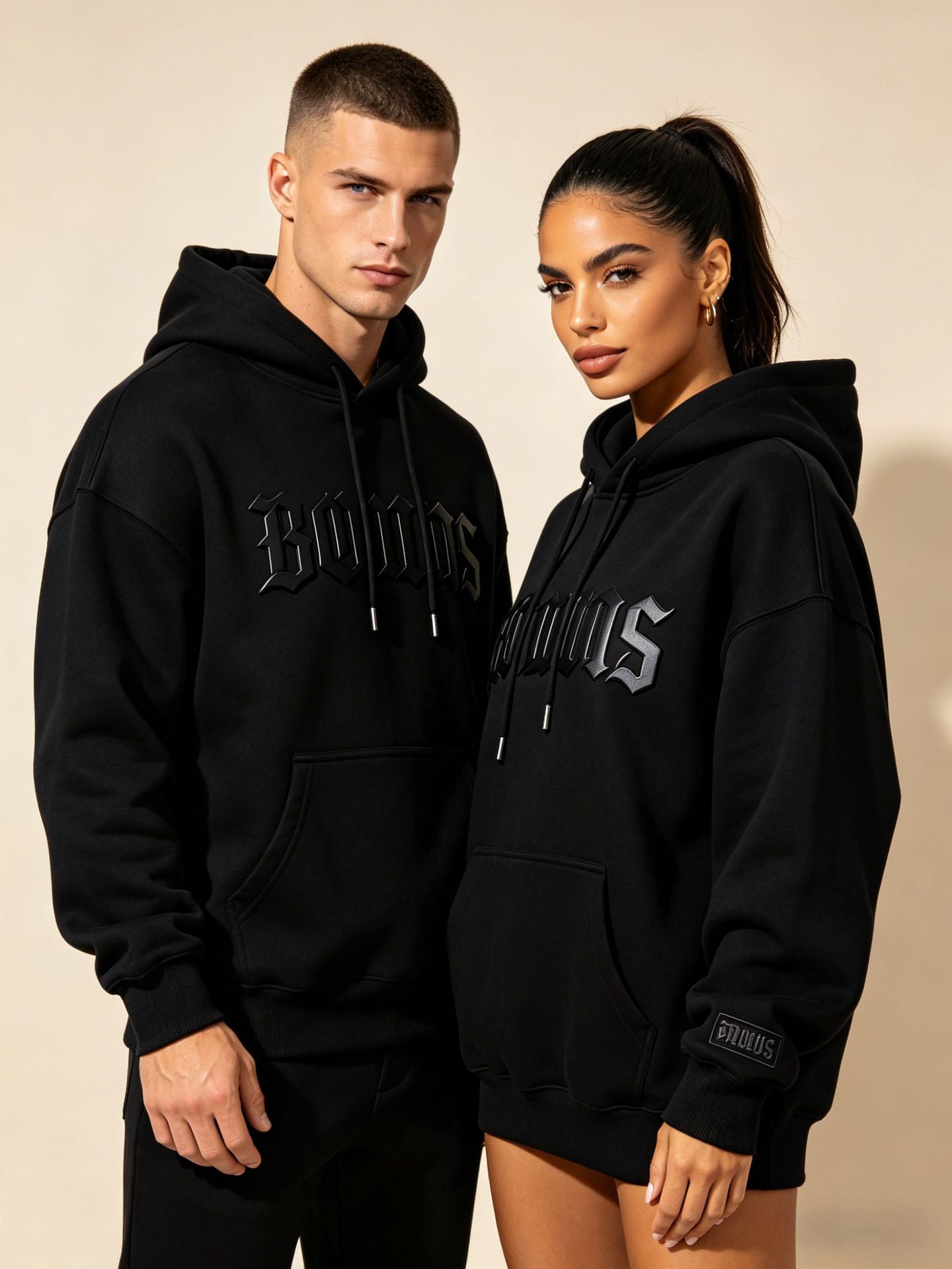 Custom textured 3D embossed hooded sweatshirt, 3D steel stamped logo, pure cotton terry hoodie, European and American export shirt