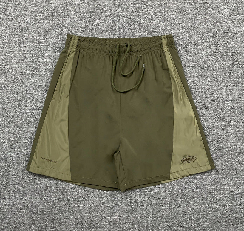 Cross-border foreign trade trendy brand RHUDE letter 3M reflective casual sports shorts for men and women American high street beach pants