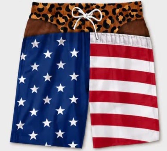 Renowears Loose beach shorts, vacation casual shorts,