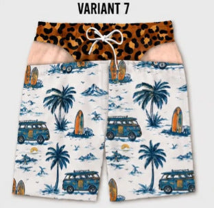 Renowears Loose beach shorts, vacation casual shorts,
