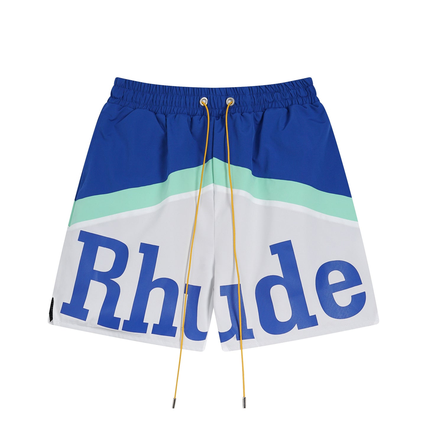 Cross-border foreign trade trendy brand RHUDE letter 3M reflective casual sports shorts for men and women American high street beach pants