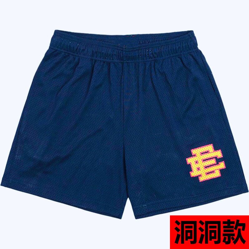 EE print shorts logo sweatpants mesh drawstring American shorts